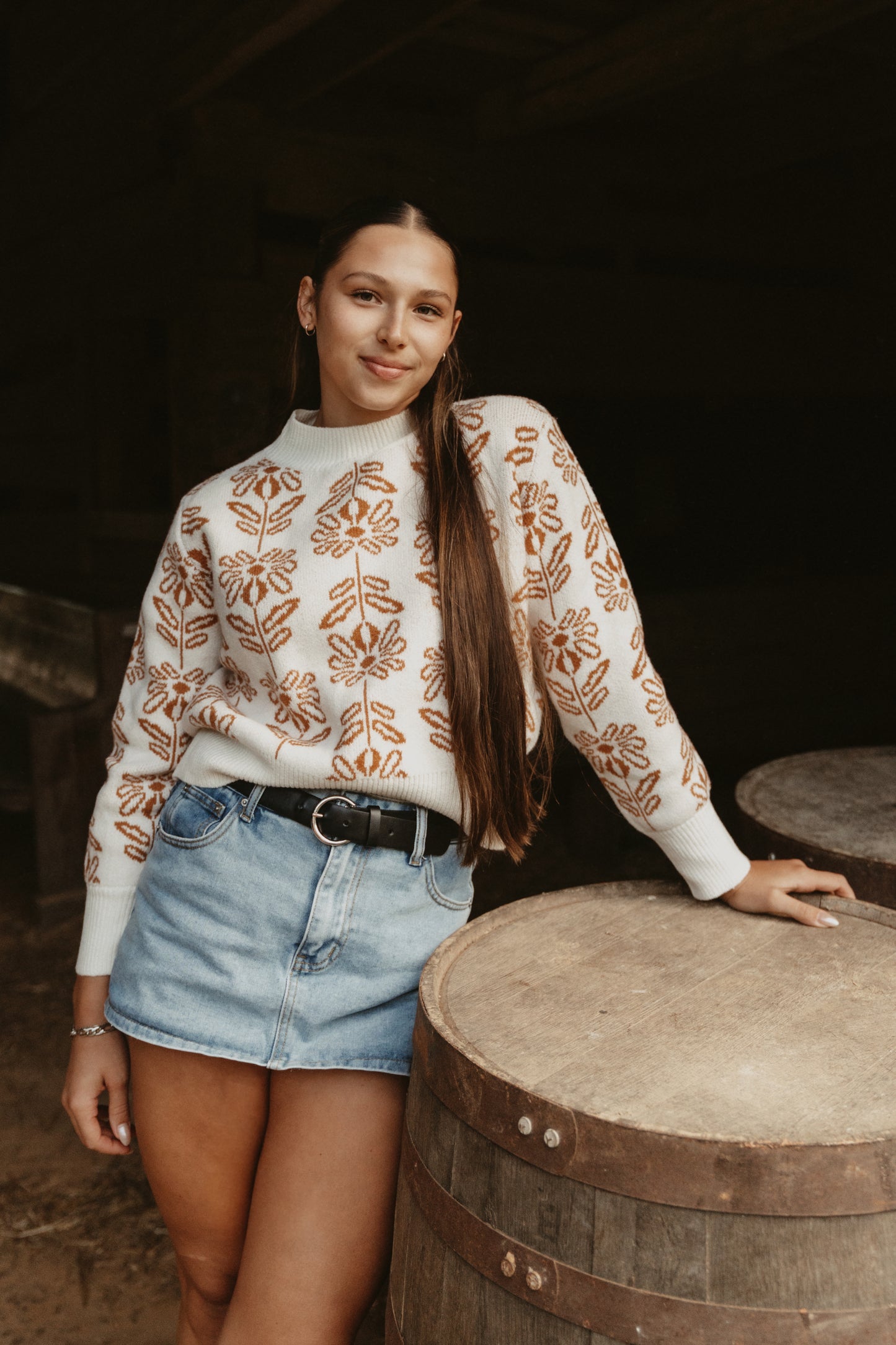 Harvest Bloom Knit Sweater